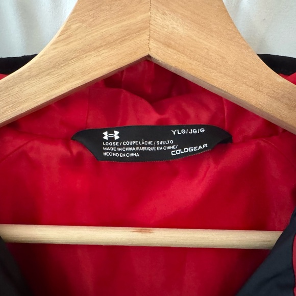 Under Armour Kids Red and Black Jacket - Picture 6 of 8